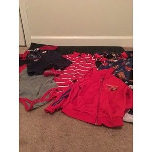 6 Pc Lot Toddler Boys Mixed Clothing Summer Winter Size 24 Months